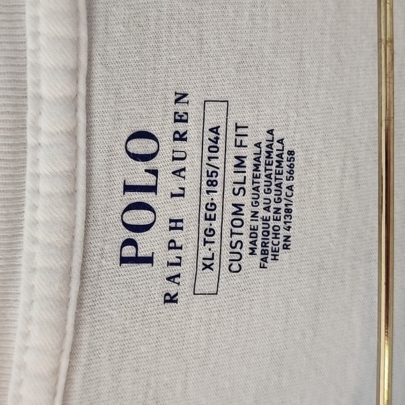 Polo by Ralph Mens Lauren White T-Shirt Size XL - Picture 2 of 6